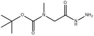tert-Butyl(2-hydrazinyl-2- oxoethyl)(Methyl)carbaMate Structure
