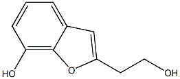 2-(2-Hydroxyethyl)benzofuran-7-ol Structure