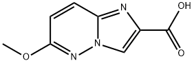 6-甲氧基咪唑并[1,2-B]哒嗪-2-甲酸, 64068-09-3, 结构式