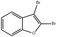 2,3-Dibromobenzofuran 化学構造式