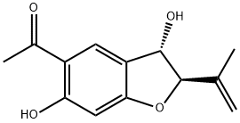 trans-2,3-ジヒドロ-3-ヒドロキシオイパリン 化学構造式