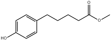 Methyl 5-(4-hydroxyphenyl)pentanoate Struktur