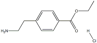 乙基4-(2-氨基乙基)苯甲酸酯盐酸盐,64353-34-0,结构式