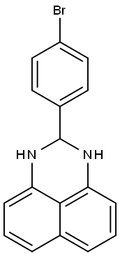 1H-PeriMidine,2-(4-broMophenyl)-2,3-dihydro- Structure