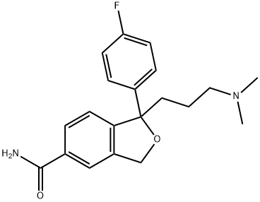 1-[3-(DIMETHYLAMINO)PROPYL]-1-(4-FLUOROPHENYL)-1,3-DIHYDRO-5-ISOBENZOFURANCARBOXAMIDE