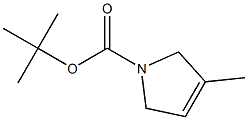 1-Boc-2,5-dihydro-3-Methyl-1H-pyrrole, 643759-58-4, 结构式