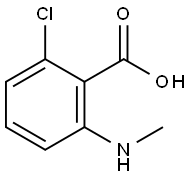 2-Chloro-6-MethylaMino-benzoic acid Struktur