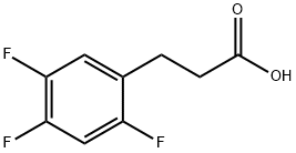 2,4,5-三氟苯丙酸,651047-33-5,结构式