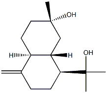 10(14)-カジネン-4,11-ジオール 化学構造式