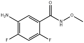 5-aMino-2,4-difluoro-N-MethoxybenzaMide Structure