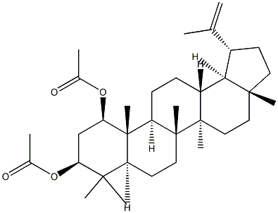 3-エピグロキジオールジアセタート 化学構造式