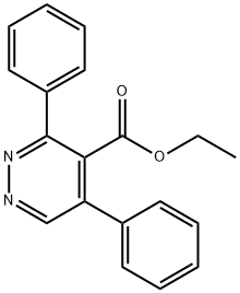 4-Pyridazinecarboxylic acid, 3,5-diphenyl-, ethyl ester