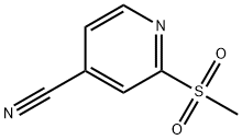 2-甲磺酰基-4-氰基吡啶,66154-69-6,结构式