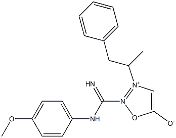 N-[[(4-Methoxyphenyl)aMino]carbonyl]-3-(1-Methyl-2-phenylethyl)sydnone IMine,66404-54-4,结构式