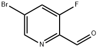 5-broMo-3-fluoropyridine-2-carbaldehyde Struktur