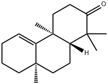 (4aS,8aR,10aR)-1,1,4a,8a-tetraMethyl-1,4,4a,6,7,8,8a,9,10,10a-decahydrophenanthren-2(3H)-one 结构式