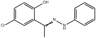 5 - 氯-2 - 羟基苯乙酮苯腙,67338-35-6,结构式