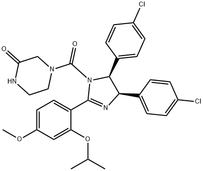 Nutlin-3b,675576-97-3,结构式