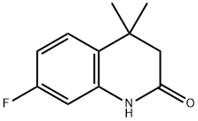 7-Fluoro-4,4-diMethyl-1,3-dihydroquinolin-2-one Struktur