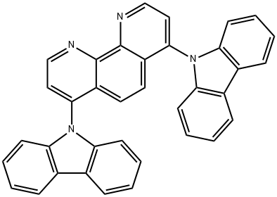 BUPH1 , 4,7-di(9H-carbazol-9-yl)-1,10-phenanthroline Structure