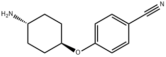 Benzonitrile, 4-[(trans-4-aMinocyclohexyl)oxy]- Structure