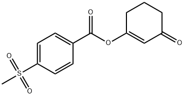 3-oxocyclohex-1-en-1-yl 4-(Methylsulfonyl)benzoate 化学構造式