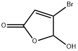 4-BroMo-5-hydroxyfuran-2(5H)-one 化学構造式