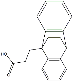 9,10-Ethanoanthracene-9(10H)-propionic acid Structure