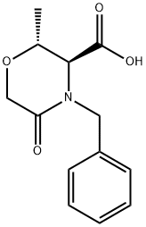 (2R,3S)-2-Methyl-5-oxo-4-(phenylMethyl)-3-Morpholinecarboxylic acid|(2R,3S)-2-甲基-5-氧-4-苄基-3-吗啉羧酸