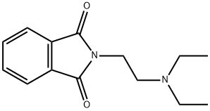 2-(2-(二乙胺基)乙基)异二氢吲哚-1,3-二酮 结构式