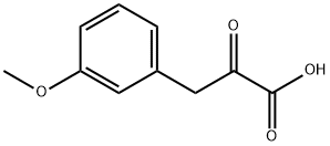 Benzenepropanoic acid, 3-Methoxy-.alpha.-oxo- 化学構造式