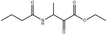 Ethyl 3-(butanoylamino)-2-oxobutanoate Structure