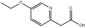 2-(5-ethoxypyridine-2-yl)acetic acid Struktur