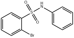 2-ブロモ-N-フェニルベンゼンスルホンアミド 化学構造式