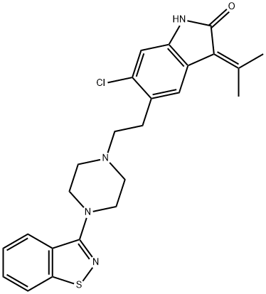 Isopropylidene ziprasidone Structure