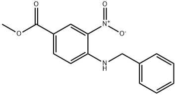 Methyl 4-(benzylaMino)-3-nitrobenzoate Structure