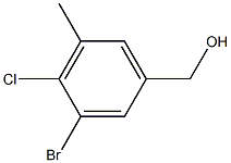 BenzeneMethanol, 3-broMo-4-chloro-5-Methyl- 结构式