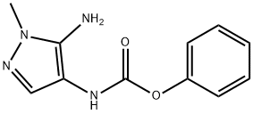 Phenyl (5-aMino-1-Methyl-1H-pyrazol-4-yl)carbaMate, 95% Structure