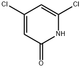 4,6-ジクロロピリジン-2-オール 化学構造式