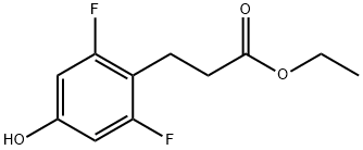 2,6-Difluoro-4-hydroxybenzenepropanoic Acid Ethyl Ester|