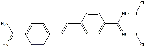 4,4'-Stilbenedicarboxamidine dihydrochloride Struktur