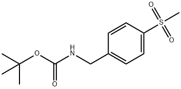 N-Boc-4-(Methylsulfonyl)benzylaMine Structure