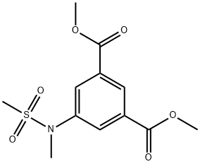 5-(N-甲基甲基磺酰氨基)异邻苯二甲酸二甲酯,695215-93-1,结构式