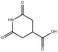 2,6-二氧代哌啶-4-羧酸,6973-55-3,结构式