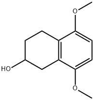 2-Hydroxy-5,8-dimethoxy-1,2,3,4-tetrahydronaphthalene Struktur