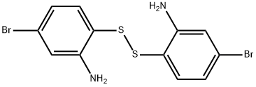 2-[(2-AMino-4-broMophenyl)disulfanyl]-5-broMoaniline 化学構造式