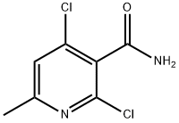 2,4-二氯-6-甲基烟酰胺 结构式