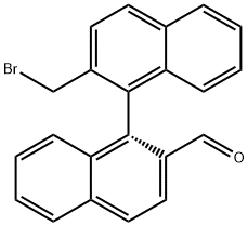 (1R)-2'-(broMoMethyl)-[1,1'-Binaphthalene]-2-carboxaldehyde|[(R)-2'-(溴甲基)-[1,1'-联萘]-2-甲醛]