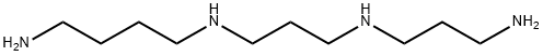 N-[3-[(3-アミノプロピル)アミノ]プロピル]-1,4-ブタンジアミン 化学構造式