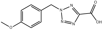 2-(4-Methoxybenzyl)-2H-tetrazole-5-carboxylic acid,70978-20-0,结构式